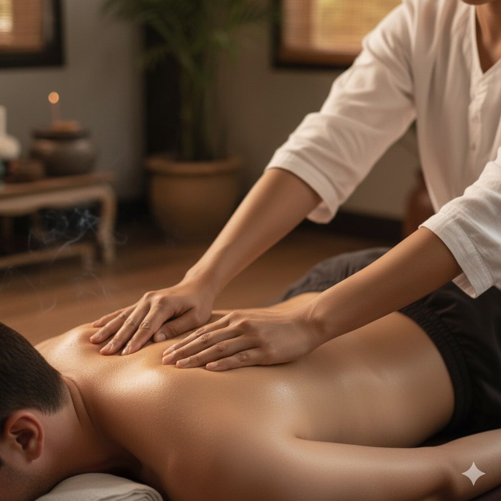 Thai stretching and deep tissue massage